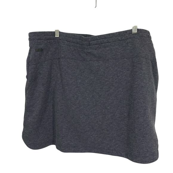Columbia sport Skirt Size XL cotton Blend Knit Dusty Blue - Picture 2 of 10